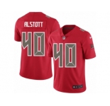 Men's Nike Tampa Bay Buccaneers #40 Mike Alstott Limited Red Rush NFL Jersey