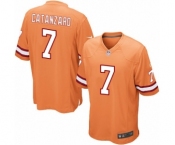 Men's Nike Tampa Bay Buccaneers #7 Chandler Catanzaro Limited Orange Glaze Alternate NFL Jersey