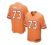 Men's Nike Tampa Bay Buccaneers #73 J. R. Sweezy Limited Orange Glaze Alternate NFL Jersey