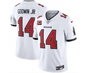 Men's Tampa Bay Buccaneers #14 Chris Godwin Jr White 2026 With 2-Star C Patch Vapor Limited Football Stitched Jersey