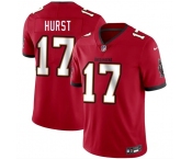 Men's Tampa Bay Buccaneers #17 Ted Hurst Red 2026 Draft Vapor Limited Football Stitched Jersey