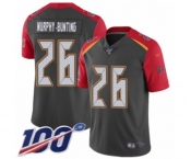 Men's Tampa Bay Buccaneers #26 Sean Murphy-Bunting Limited Gray Inverted Legend 100th Season Football Jersey