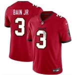 Men's Tampa Bay Buccaneers #3 Rueben Bain Jr Red 2026 Draft Vapor Limited Football Stitched Jersey