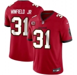 Men's Tampa Bay Buccaneers #31 Antoine Winfield Jr White 2026 With 4-Star C Patch Vapor Limited Football Stitched Jersey