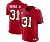 Men's Tampa Bay Buccaneers #31 Antoine Winfield Jr White 2026 With 4-Star C Patch Vapor Limited Football Stitched Jersey