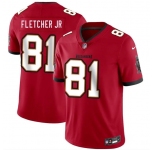 Men's Tampa Bay Buccaneers #81 Kenny Fletcher Jr Red 2026 Draft Vapor Limited Football Stitched Jersey