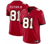Men's Tampa Bay Buccaneers #81 Kenny Fletcher Jr Red 2026 Draft Vapor Limited Football Stitched Jersey