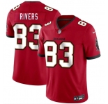 Men's Tampa Bay Buccaneers #83 Eric Rivers Red 2026 Draft Vapor Limited Football Stitched Jersey