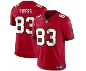 Men's Tampa Bay Buccaneers #83 Eric Rivers Red 2026 Draft Vapor Limited Football Stitched Jersey