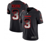 Nike Buccaneers #3 Jameis Winston Black Men's Stitched NFL Vapor Untouchable Limited Smoke Fashion Jersey