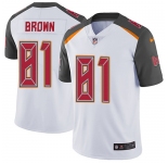 Nike Buccaneers #81 Antonio Brown White Men's Stitched NFL Vapor Untouchable Limited Jersey