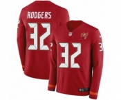 Nike Tampa Bay Buccaneers #32 Jacquizz Rodgers Limited Red Therma Long Sleeve NFL Jersey