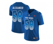Nike Tampa Bay Buccaneers #58 Kwon Alexander Royal Men Stitched NFL Limited NFC 2018 Pro Bowl Jersey