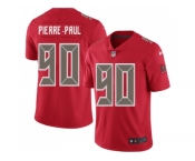 Nike Tampa Bay Buccaneers #90 Jason Pierre-Paul Red Men Stitched NFL Limited Rush Jersey