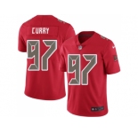 Nike Tampa Bay Buccaneers #97 Vinny Curry Red Men Stitched NFL Limited Rush Jersey