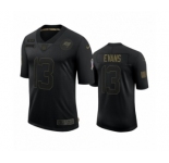 Tampa Bay Buccaneers #13 Mike Evans Black 2020 Salute to Service Limited Jersey