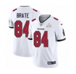 Tampa Bay Buccaneers #84 Cameron Brate White 2021 Super Bowl LV Jersey