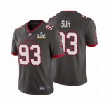 Tampa Bay Buccaneers #93 Ndamukong Suh Pewter Super Bowl LV Jersey