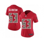 Women Nike Tampa Bay Buccaneers #53 Adarius Glanton Limited Red Rush Vapor Untouchable NFL Jersey