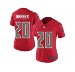 Women's Nike Tampa Bay Buccaneers #20 Ronde Barber Limited Red Rush NFL Jersey