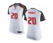 Women's Nike Tampa Bay Buccaneers #20 Ronde Barber Limited White NFL Jersey