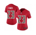 Women's Nike Tampa Bay Buccaneers #23 Chris Conte Limited Red Rush NFL Jersey