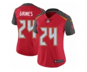 Women's Nike Tampa Bay Buccaneers #24 Brent Grimes Vapor Untouchable Limited Red Team Color NFL Jersey