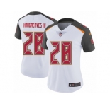 Women's Nike Tampa Bay Buccaneers #28 Vernon Hargreaves III Vapor Untouchable Limited White NFL Jersey
