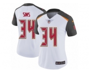 Women's Nike Tampa Bay Buccaneers #34 Charles Sims Vapor Untouchable Limited White NFL Jersey
