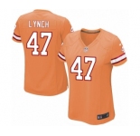 Women's Nike Tampa Bay Buccaneers #47 John Lynch Limited Orange Glaze Alternate NFL Jersey