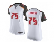 Women's Nike Tampa Bay Buccaneers #75 Davonte Lambert Limited White NFL Jersey