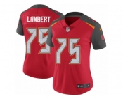 Women's Nike Tampa Bay Buccaneers #75 Davonte Lambert Vapor Untouchable Limited Red Team Color NFL Jersey