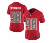 Women's Nike Tampa Bay Buccaneers #98 Clinton McDonald Limited Red Rush NFL Jersey