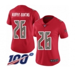 Women's Tampa Bay Buccaneers #26 Sean Murphy-Bunting Limited Red Rush Vapor Untouchable 100th Season Football Jersey