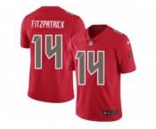 Youth Nike Tampa Bay Buccaneers #14 Ryan Fitzpatrick Limited Red Rush NFL Jersey