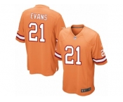 Youth Nike Tampa Bay Buccaneers #21 Justin Evans Limited Orange Glaze Alternate NFL Jersey