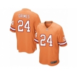 Youth Nike Tampa Bay Buccaneers #24 Brent Grimes Limited Orange Glaze Alternate NFL Jersey