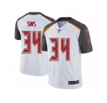 Youth Nike Tampa Bay Buccaneers #34 Charles Sims Vapor Untouchable Limited White NFL Jersey