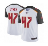 Youth Nike Tampa Bay Buccaneers #47 John Lynch White Vapor Untouchable Limited Player NFL Jersey