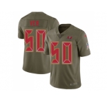 Youth Nike Tampa Bay Buccaneers #50 Vita Vea Olive Stitched NFL Limited 2017 Salute to Service Jersey