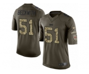 Youth Nike Tampa Bay Buccaneers #51 Kendell Beckwith Limited Green Salute to Service NFL Jersey