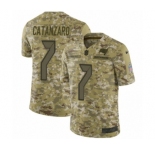 Youth Nike Tampa Bay Buccaneers #7 Chandler Catanzaro Limited Camo 2018 Salute to Service NFL Jersey