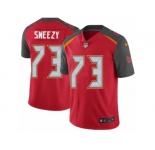 Youth Nike Tampa Bay Buccaneers #73 J. R. Sweezy Vapor Untouchable Limited Red Team Color NFL Jersey