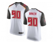 Youth Nike Tampa Bay Buccaneers #90 Chris Baker Limited White NFL Jersey