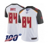 Youth Tampa Bay Buccaneers #84 Cameron Brate White Vapor Untouchable Limited Player 100th Season Football Jersey