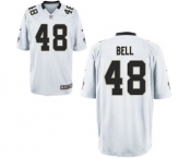 Men's Nike New Orleans Saints #48 Vonn Bell Game White NFL Jersey