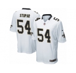 Men's Nike New Orleans Saints #54 Nate Stupar Game White NFL Jersey
