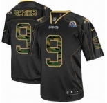 nike nfl jerseys new orleans saints #9 brees black[camo fashion Elite 50th Patch]