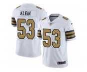 Men Nike New Orleans Saints #53 A.J. Klein Limited White Rush NFL Jersey