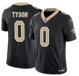 Men's New Orleans Saints #0 Jordyn Tyson Black 2026 F.U.S.E Vapor Limited Football Stitched Jersey